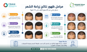 مراحل نمو الشعر بعد الزراعة شهرًا بشهر