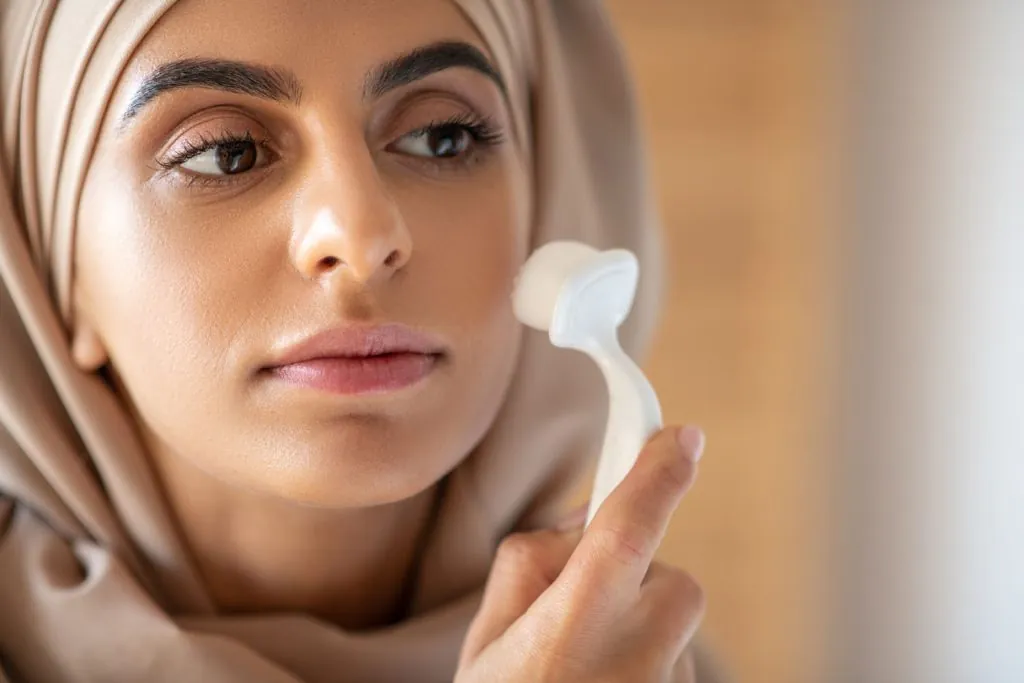 portrait of beautiful woman taking care of her fac 2026 03 10 01 06 34 utc